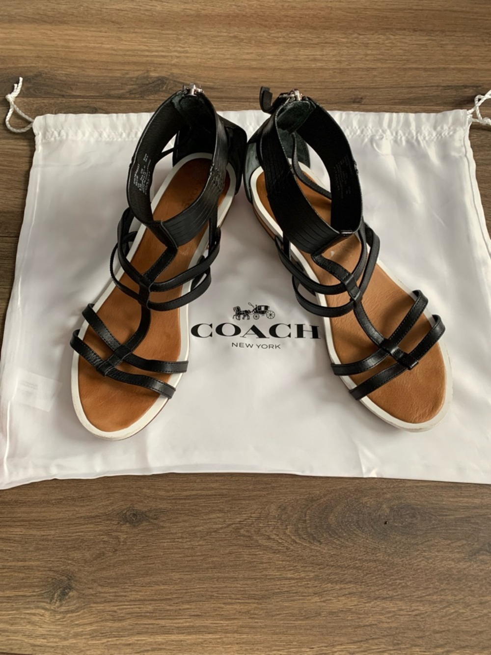 Coach Nillie Gladiator Sandals Ankle Gladiator women’s Sandals size 8.5B - Picture 5 of 16